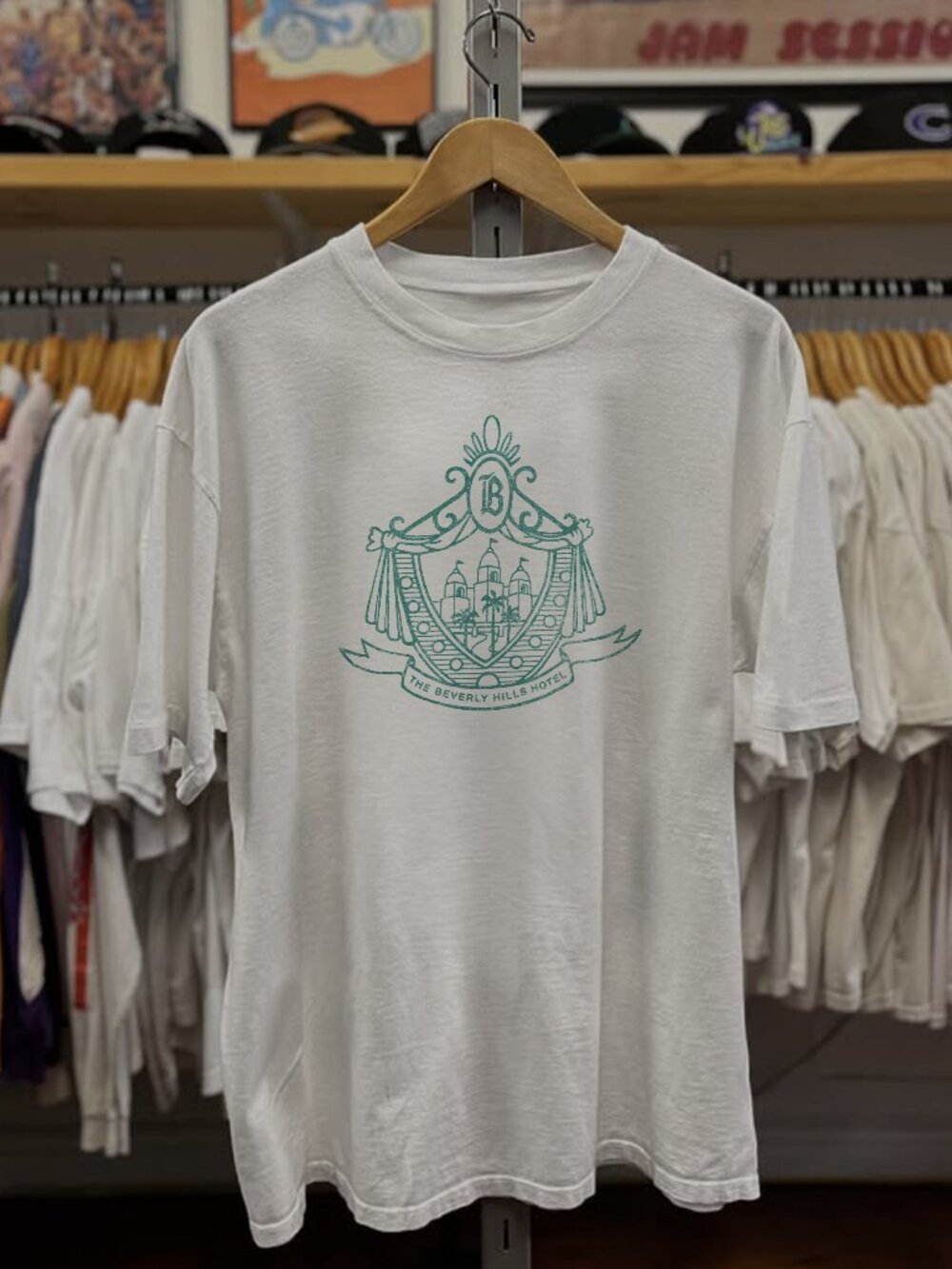 Rare The Beverley Hills  Bungalows  White Tee